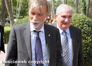 Viterbo - Il ministro Graziano Delrio con Giuseppe Fioroni