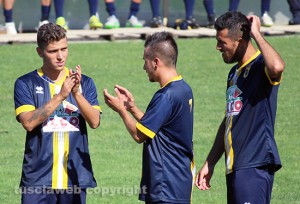 Sport - Calcio - Viterbese - Andrea Perocchi, Samuele Neglia e Giuseppe Nuvoli