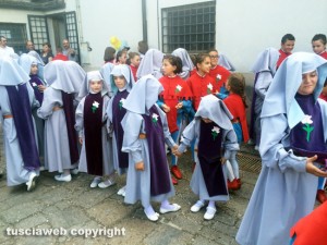 Viterbo - Santa Rosa - La vestizione dei figuranti del corteo storico