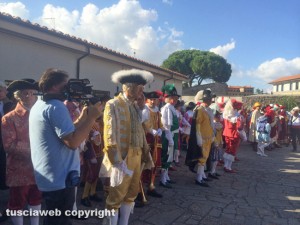 Viterbo - Santa Rosa - Il corteo si prepara ad uscire