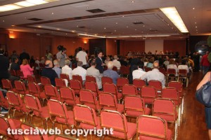 La platea dell'incontro col ministro Graziano Delrio 