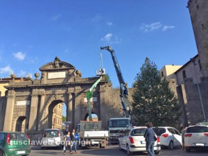 Viterbo - La Edilnolo sul posto a porta Fiorentina