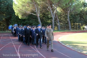 Viterbo - Scuola sottufficiali dell'esercito - Gli allievi sottufficiali specializzati del 45esimo corso