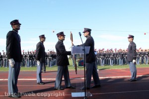 Viterbo - Scuola sottufficiali dell'esercito - Il passaggio della stecca