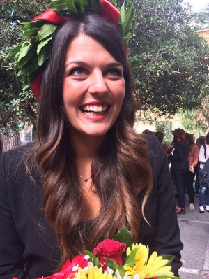 Alessia Spatoliatore, neo-dottoressa in Medicina e chirurgia 
