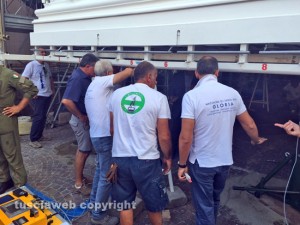 Santa Rosa - Le operazioni di peso di Gloria