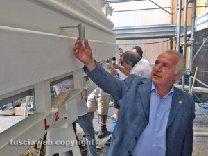 Santa Rosa - Vincenzo Fiorillo - Il punto in cui verrà posizionata la fiaccola benedetta dal papa