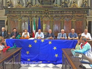 La conferenza di presentazione di Viterbo capitale europea del volontariato