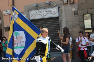 Viterbo - La consegna della mazza del maggiordomo