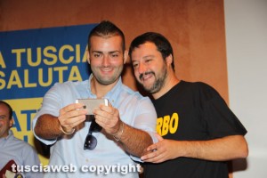 Un slfie con Matteo Salvini 