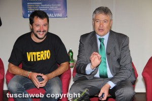 Matteo Salvini e Umberto Fusco