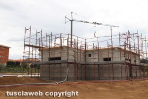 Palestra a santa Barbara - I lavori