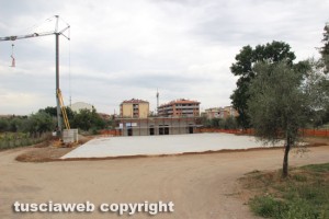 Palestra a santa Barbara - I lavori