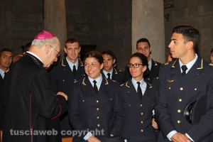 Viterbo - Il vescovo Lino Fumagalli