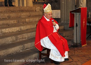 Viterbo - Il vescovo Lino Fumagalli