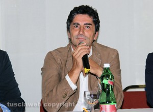 Marco Sensi, amministratore delegato delle Terme dei Papi alla presentazione della Stella azzurra 2015-2016