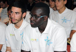 Sport - Basket - Stella azzurra - Andrea Meroi e Fallou Ndiaye
