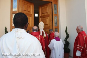 L'inaugurazione della chiesa di Villanova