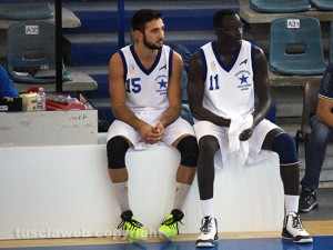 Sport - Basket - Stella azzurra - Michele Peroni e Fallou Ndiaye