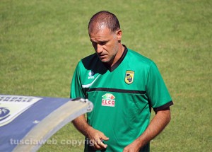 Sport - Calcio - Viterbese - L'allenatore Stefano Sanderra