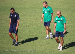 Sport - Calcio - Viterbese - Rocco Giannone, Stefano Sanderra e Luca Sanderra