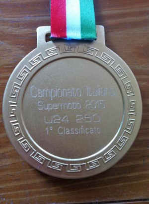Sport - Supermoto - La medaglia di Alessandro Labate
