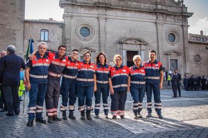 I volontari dell'Aeopc Faul Viterbo