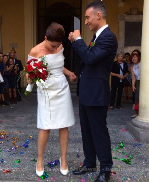 Il matrimonio di Daniele Ruggeri con la parlamentare grillina Maria Edera Spadoni