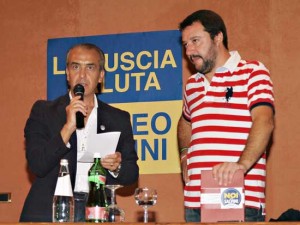 Maurizio Pinna e Matteo Salvini