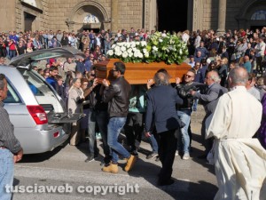 Viterbo - La Quercia - I funerali di Leonardo Rizzello