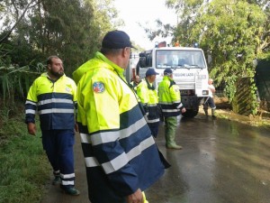 Tarquinia - Protezione civile al lavoro