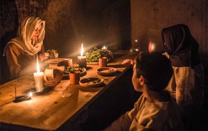 Il “Convivium secretum” in una passata edizione della "Sagra delle castagne"