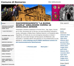 Gender - La pagina del comune di Bomarzo