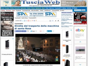 Macchina di santa Rosa - La diretta streaming 2015 Il continua buffering