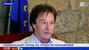 Francesco Bigiotti sulla tv kazaka