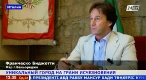 Francesco Bigiotti sulla tv kazaka