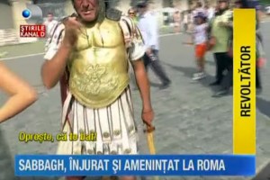 Roma - Centurioni aggrediscono troupe tv romena