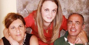 Roberta Borghesi e la sua famiglia