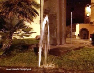 Viterbo - La nuova fontana di piazza del Sacrario
