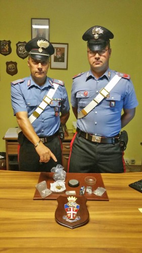 Civita Castellana - Il materiale sequestrato dai carabinieri 