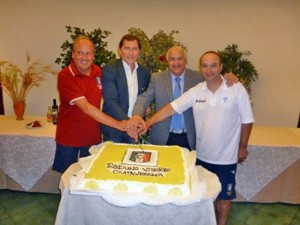 Da sinistra Gasbarri, Palanca, Carbonari e Ventolini