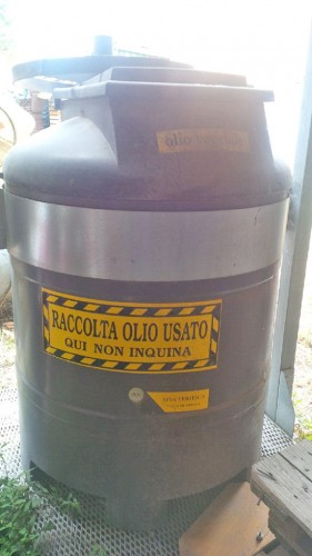 Taniche per il reciclo dell'olio