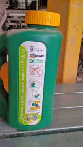 Taniche per il reciclo dell'olio