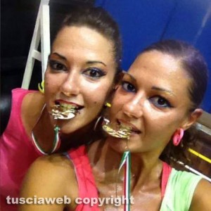 Le gemelle Valentina e Valeria Mattei