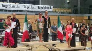 Danza sportiva - I maestri viterbesi Angelo Buzzi e Alessandra Lanzi sul podio