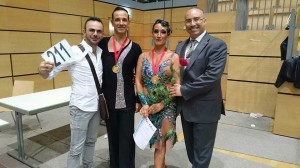 Danza sportiva - I maestri viterbesi Angelo Buzzi e Alessandra Lanzi