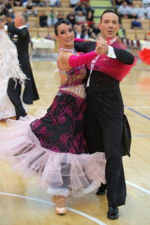 Danza sportiva - I maestri viterbesi Angelo Buzzi e Alessandra Lanzi
