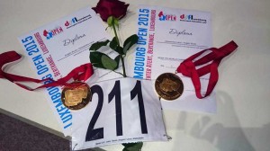 Danza sportiva - I maestri viterbesi Angelo Buzzi e Alessandra Lanzi campioni del mondo - Le medaglie