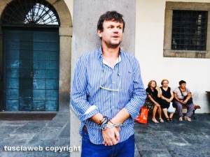 Viterbo - Piazza del Plebiscito - Filippo Rossi incatenato