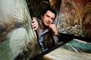 Viterbo - L'artista Gino Bernardini